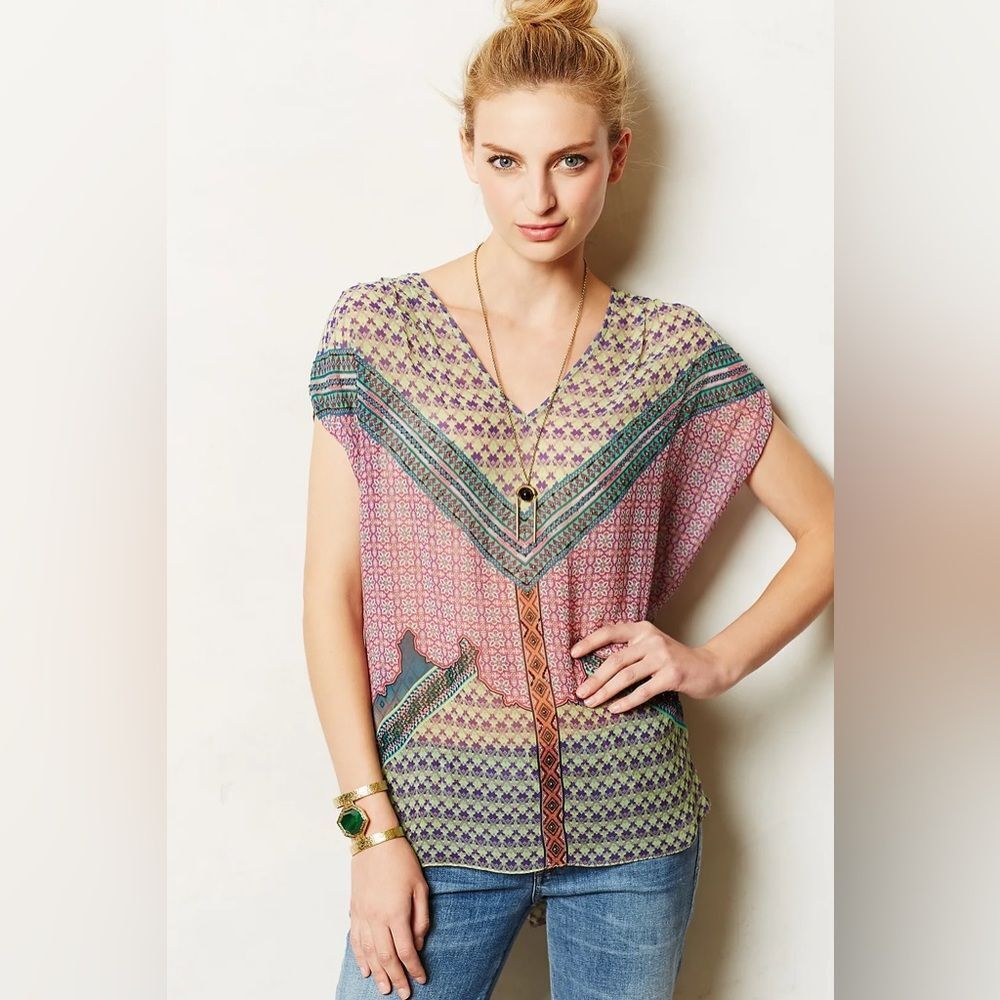 Anthropologie Tanvi Kedia Mayreau Top